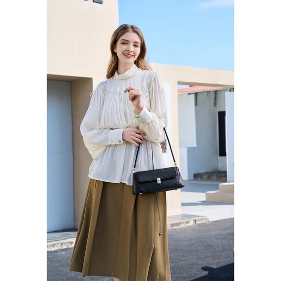 Women's Mini Shoulder Clutch Bag Vintage Retro Classic Small Cute Hobo Handbag - Picture 6 of 6